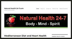 Desktop Screenshot of naturalhealth24-7.com