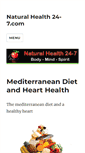 Mobile Screenshot of naturalhealth24-7.com